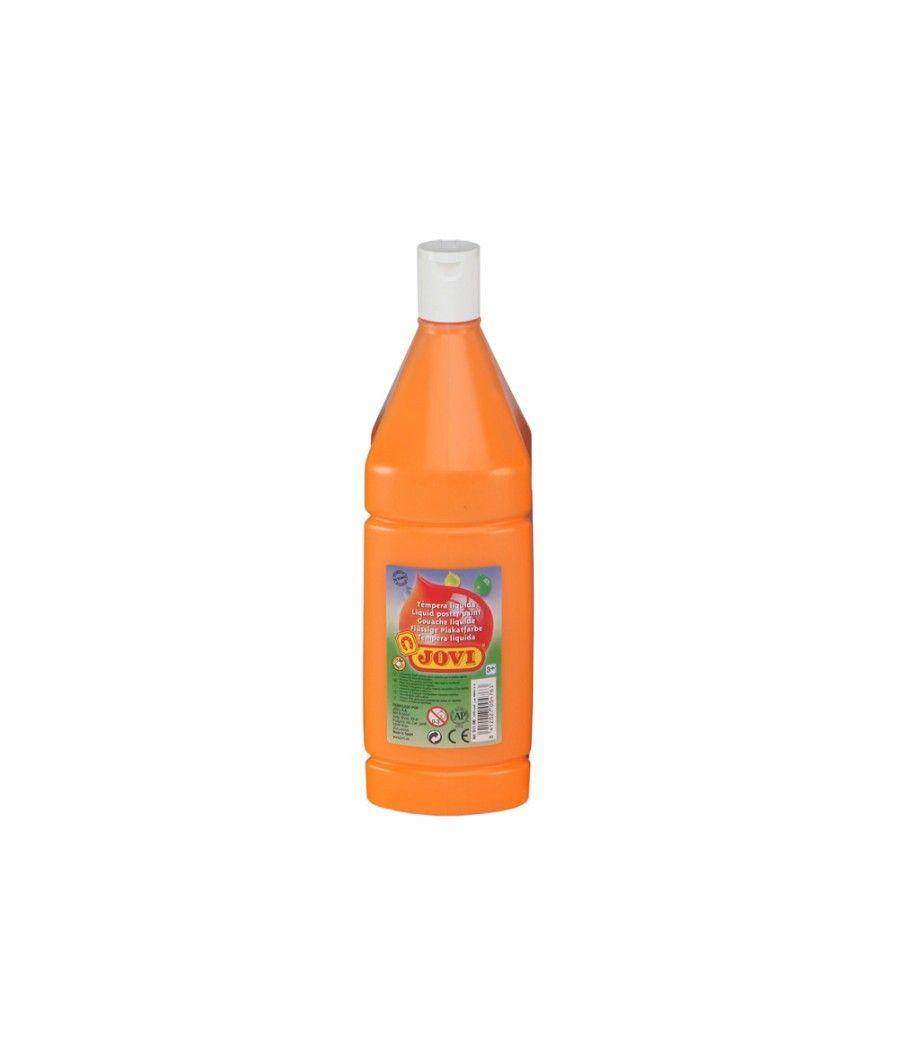 Tempera líquida jovi escolar 1000 ml naranja - Imagen 1