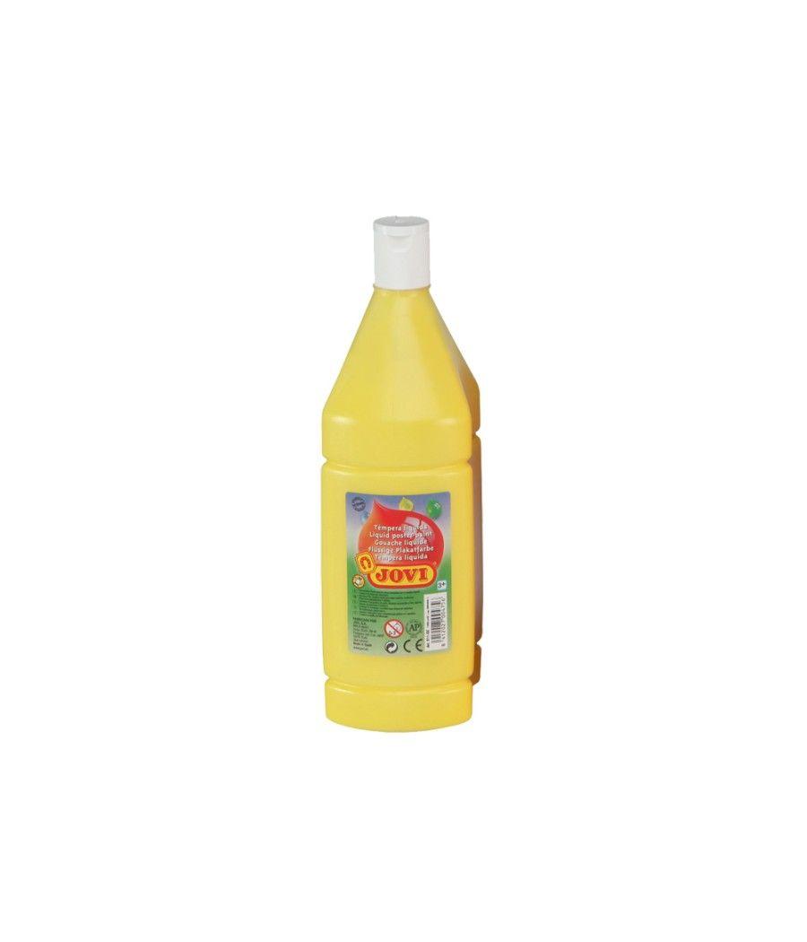 Tempera líquida jovi escolar 1000 ml amarillo claro - Imagen 1