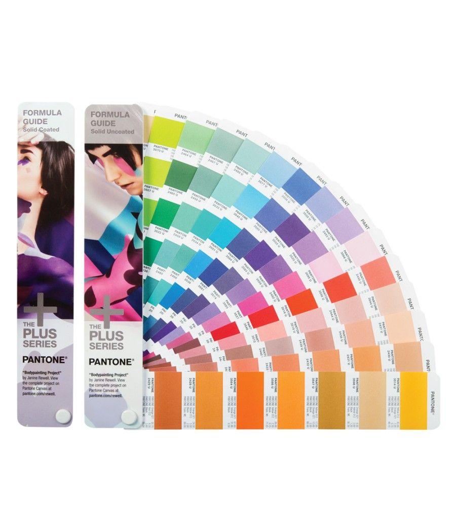 Guia de colores pantone plus formula guide incluye indice de colores y acceso web de pantone para diseño - Imagen 1