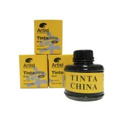 Tinta china artist negra frasco de 60 ml - Imagen 1