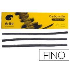 Carboncillo artist fino 3-4 mm caja de 10 unidades - Imagen 1