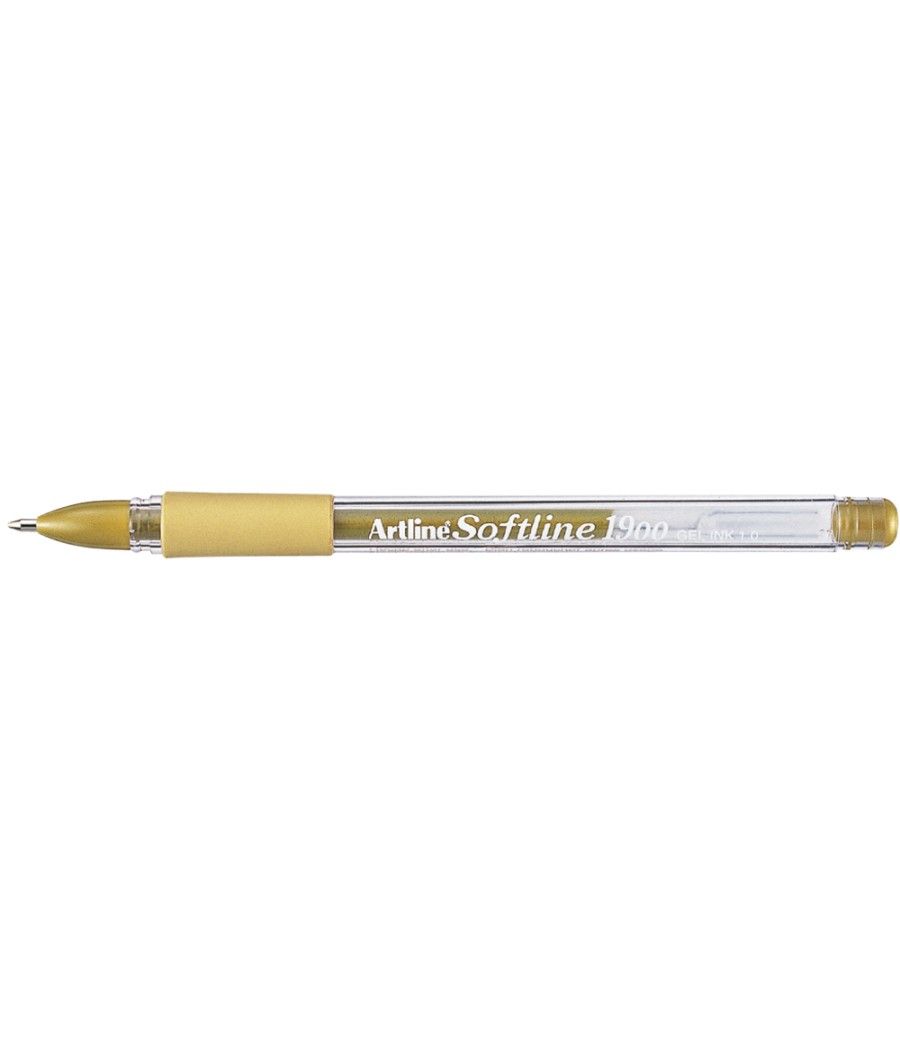 Bolígrafo artline 1900 softline tinta aceite metélico oro - Imagen 1