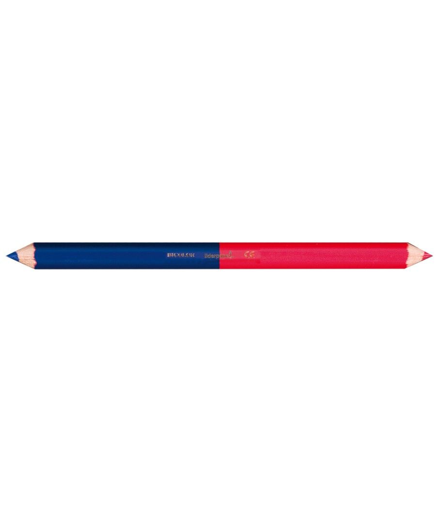 Lápices bicolor liderpapel rojo-azul jumbo - Imagen 1