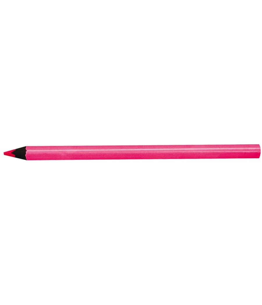 Lápices de colores liderpapel jumbo neon rosa - Imagen 1