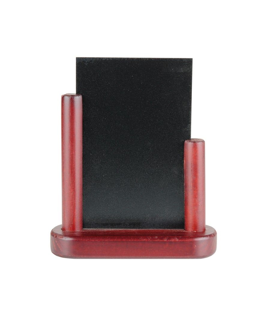 Pizarra negra liderpapel doble cara de madera con superficie para rotuladores tipo tiza 10x15cm - Imagen 1