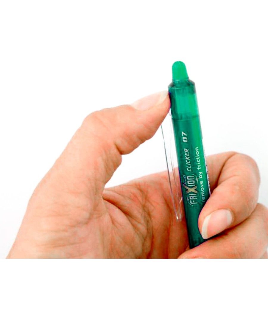 Bolígrafo pilot frixion clicker borrable 0,7 mm color verde - Imagen 1