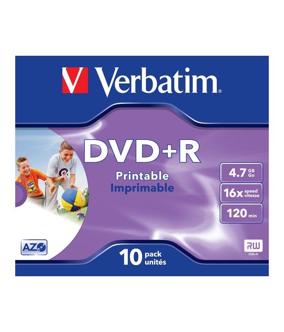 Verbatim 43508 DVD en blanco 4,7 GB DVD+R 10 pieza(s)