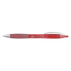 Bolígrafo bic atlantis rojo retráctil tinta gel punta 1 mm - Imagen 1