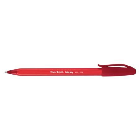 Bolígrafo paper mate inkjoy 100 punta media trazo 1mm rojo - Imagen 1