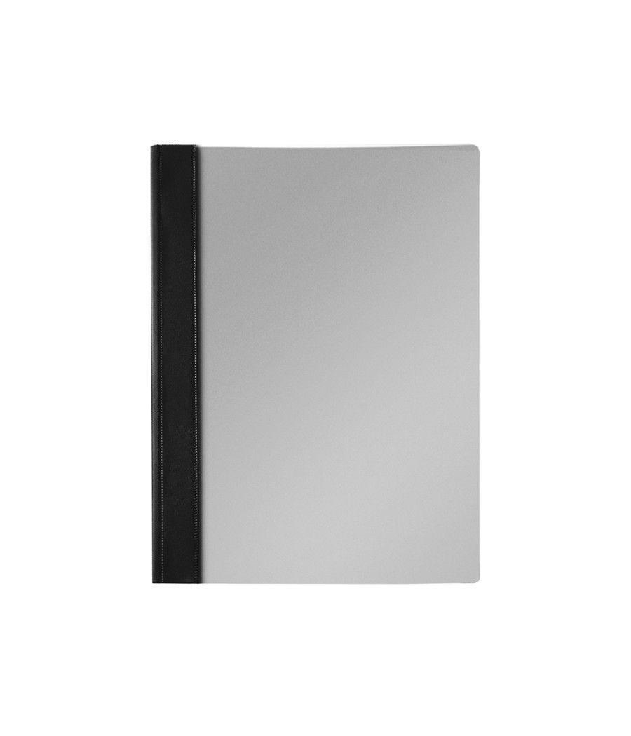 Carpeta dossier fastener pvc esselte folio negro - Imagen 1