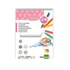 Rotulador liderpapel caja 24 colores - Imagen 1