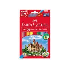 Lapices de colores Faber-Castell hexagonal caja 48 unidades + (52193)