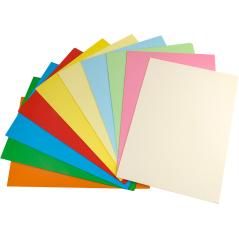 Papel color liderpapel a4 80g/m2 25 colores surtidos paquete de 100 hojas - Imagen 1