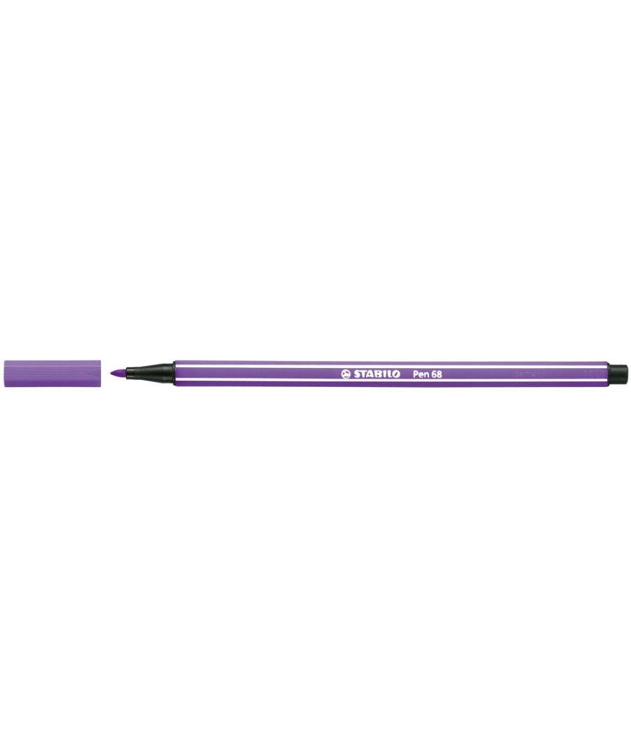 Rotulador stabilo acuarelable pen 68 violeta 1 mm - Imagen 1