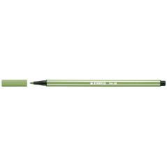 Rotulador stabilo acuarelable pen 68 verde hoja 1 mm - Imagen 1