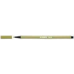 Rotulador stabilo acuarelable pen 68 verde tierra 1 mm - Imagen 1