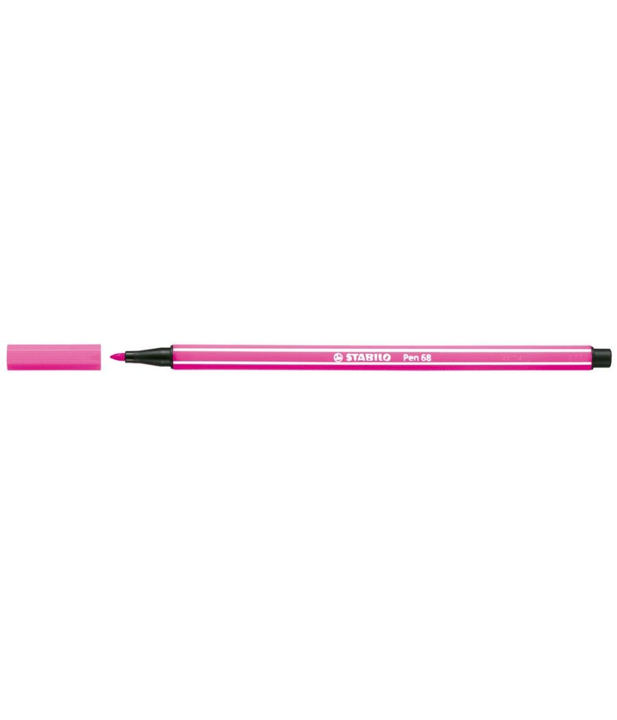 Rotulador stabilo acuarelable pen 68 rosa 1 mm - Imagen 1