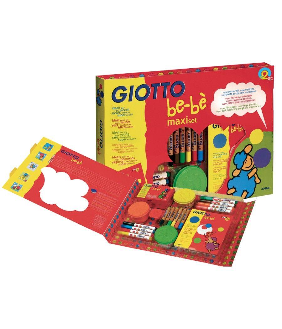 Set giotto bebe maxi rotuladores+lápices+pasta modelar+cuaderno - Imagen 1