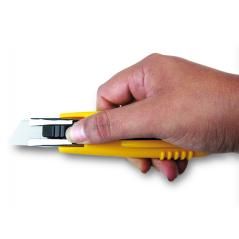 Cúter q-connect kf14624 de seguridad con cuchilla retráctil - Imagen 1