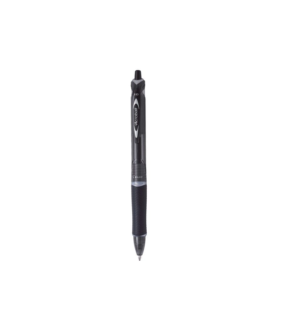 Bolígrafo pilot acroball negro tinta aceite punta de bola de 1,0mm retráctil - Imagen 1