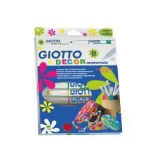 Rotulador giotto decor materials -caja de 12 colores surtidos - Imagen 1