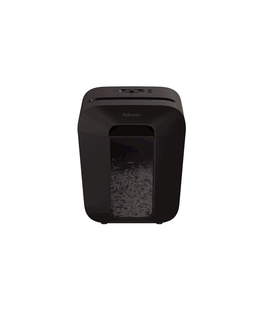 Fellowes Powershred LX45 triturador de papel Corte cruzado Negro - Imagen 2
