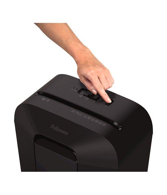 Fellowes Powershred LX45 triturador de papel Corte cruzado Negro - Imagen 3