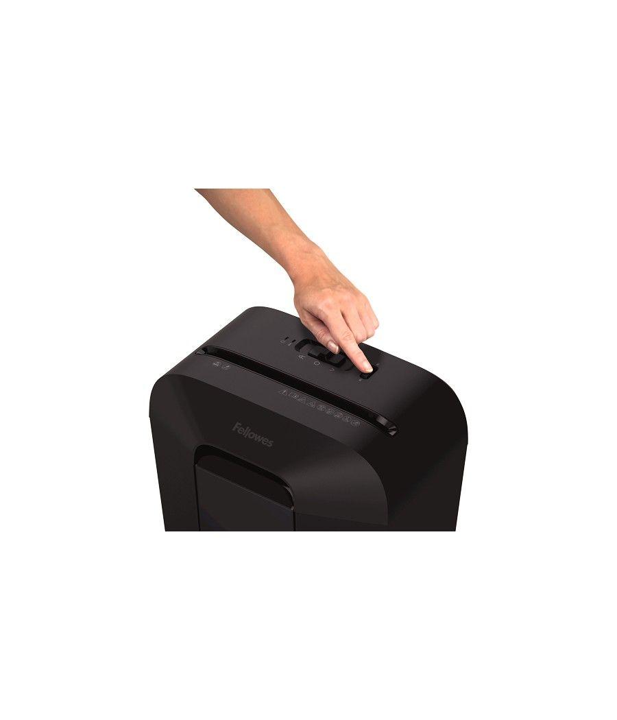 Fellowes Powershred LX45 triturador de papel Corte cruzado Negro - Imagen 3