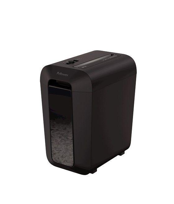 Fellowes LX65 triturador de papel Corte cruzado 4 cm Negro - Imagen 1