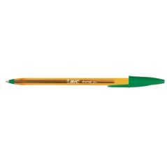 Bolígrafo bic cristal punta fina verde - Imagen 1