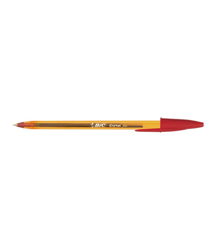 Bolígrafo bic cristal punta fina rojo - Imagen 1