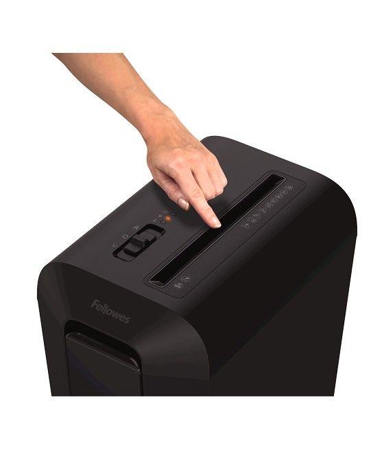 Fellowes LX65 triturador de papel Corte cruzado 4 cm Negro - Imagen 3