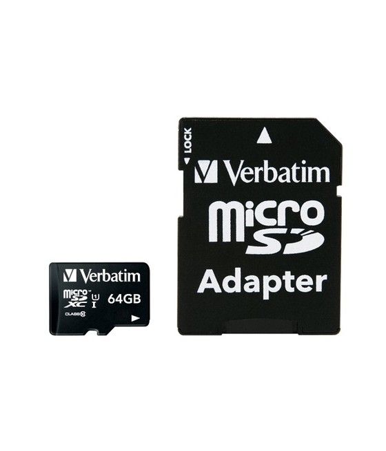 Verbatim Premium memoria flash 64 GB MicroSDXC Clase 10 - Imagen 1