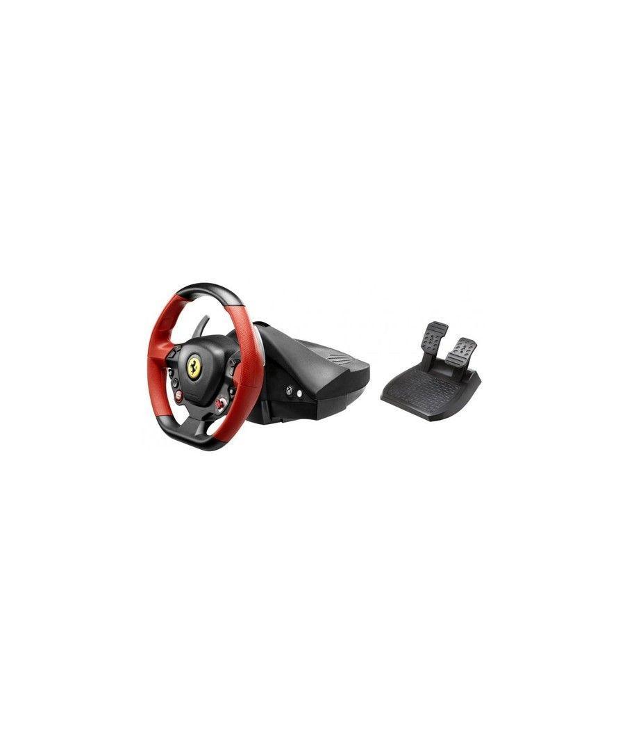 Thrustmaster Ferrari 458 Spider Negro, Rojo Volante + Pedales Xbox One - Imagen 1