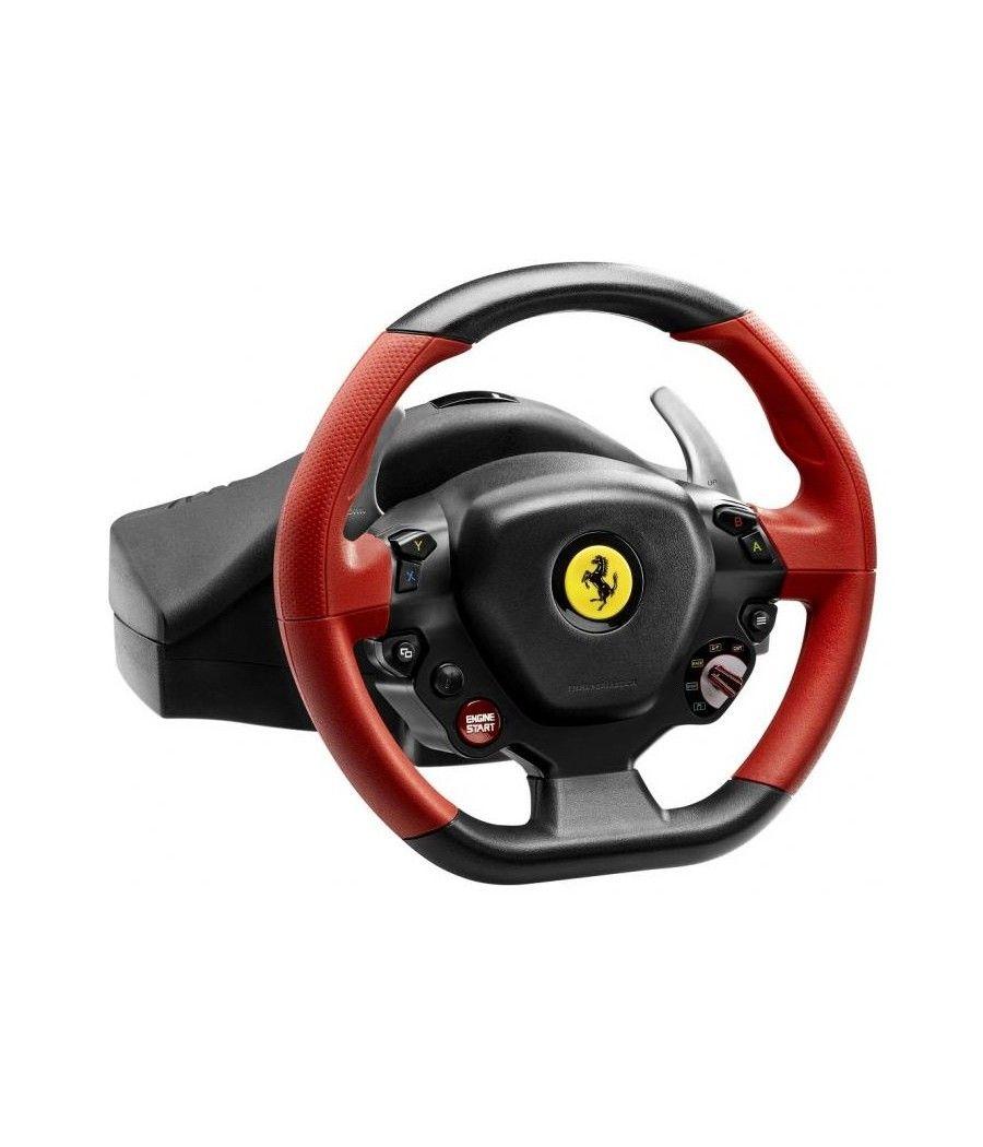 Thrustmaster Ferrari 458 Spider Negro, Rojo Volante + Pedales Xbox One - Imagen 3