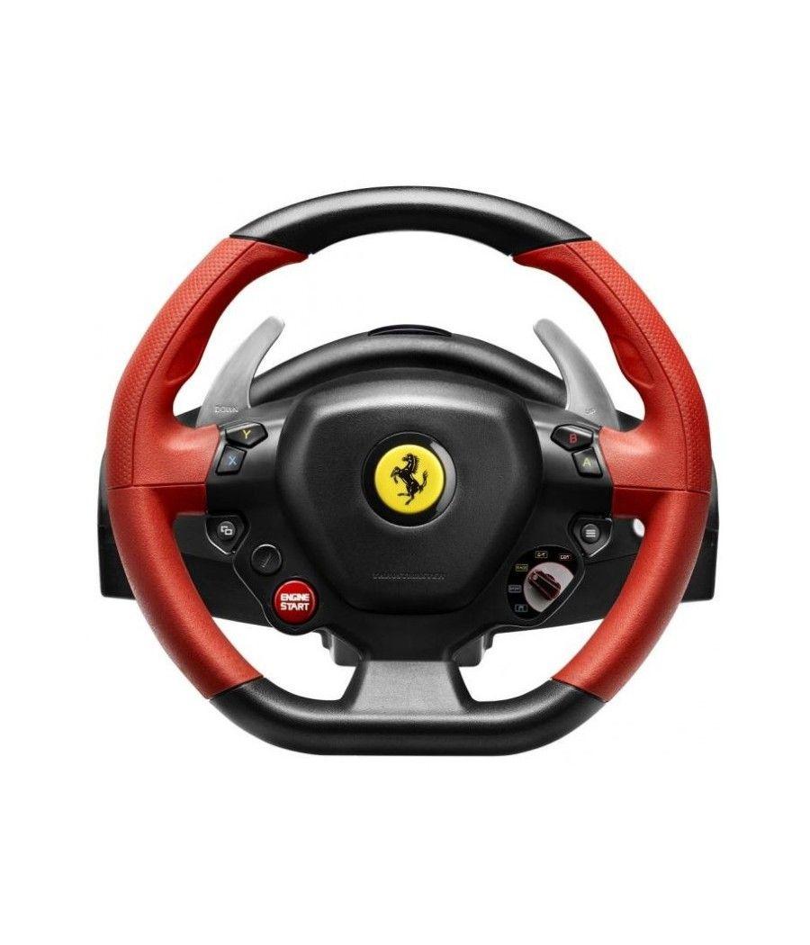 Thrustmaster Ferrari 458 Spider Negro, Rojo Volante + Pedales Xbox One - Imagen 4