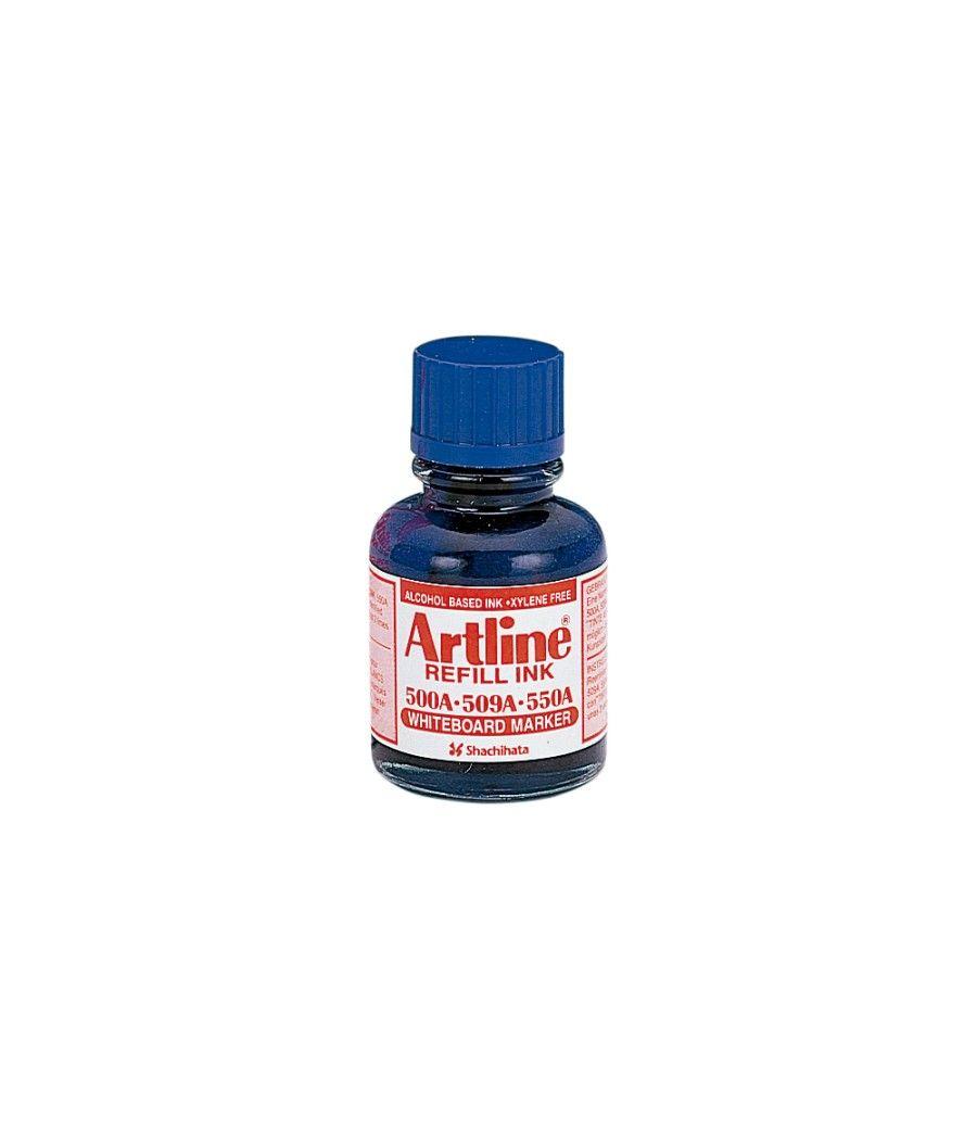 Tinta artline azul para rotulador pizarra blanca 500-a frasco de 20 ml - Imagen 1