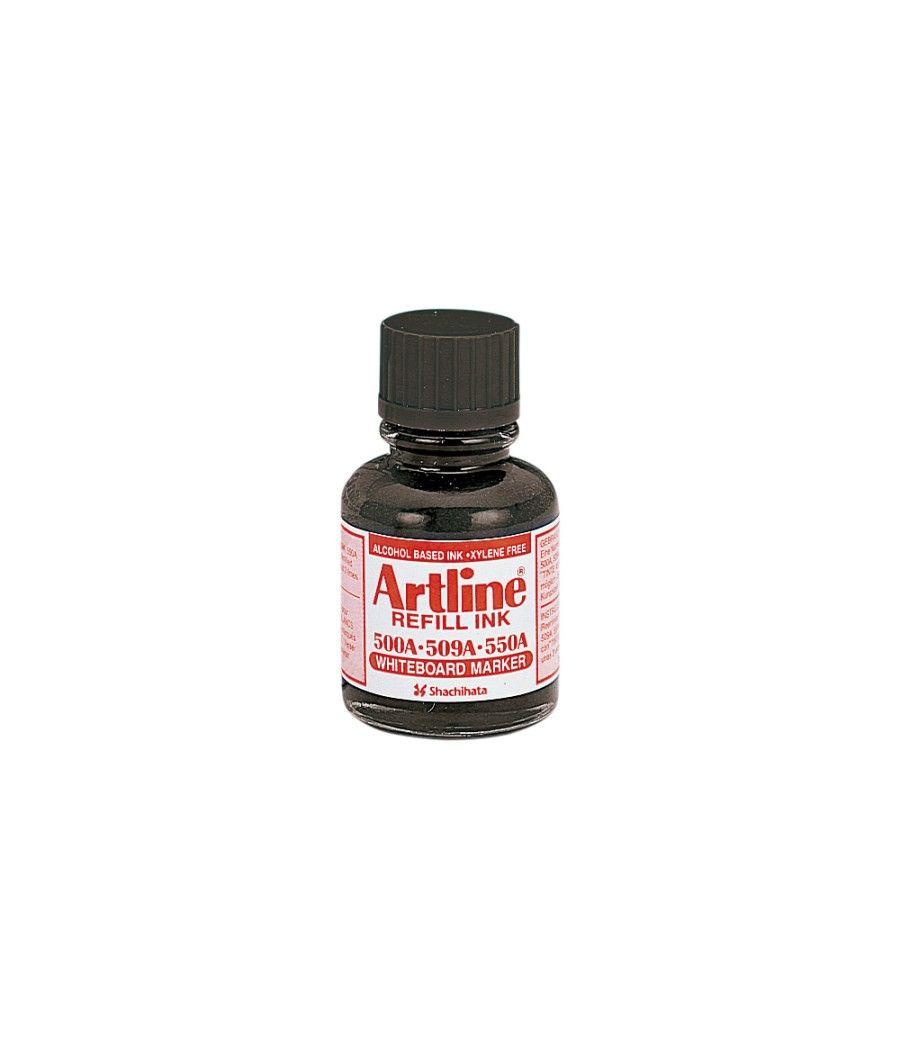Tinta artline negro para rotulador pizarra blanca 500-a frasco de 20 ml - Imagen 1