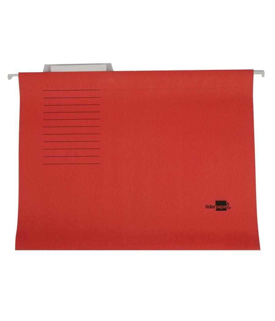 Carpeta colgante liderpapel folio roja - Imagen 1