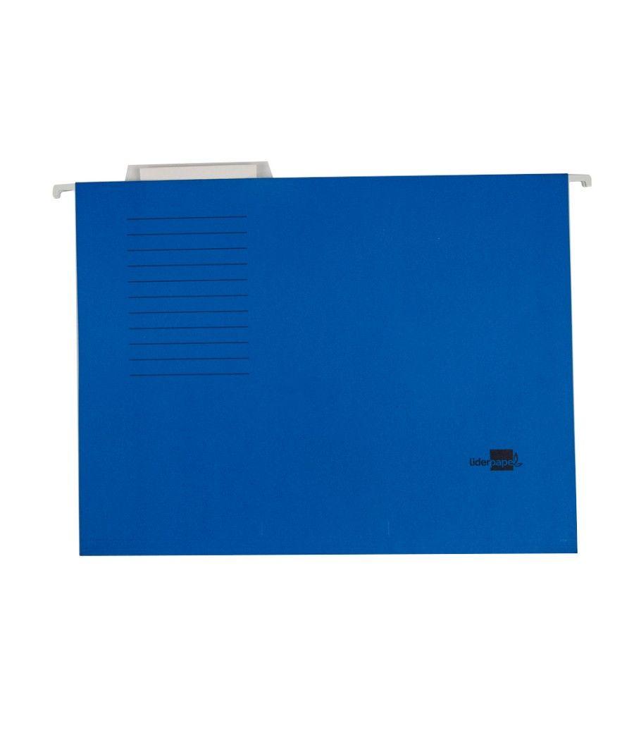 Carpeta colgante liderpapel folio azul - Imagen 1