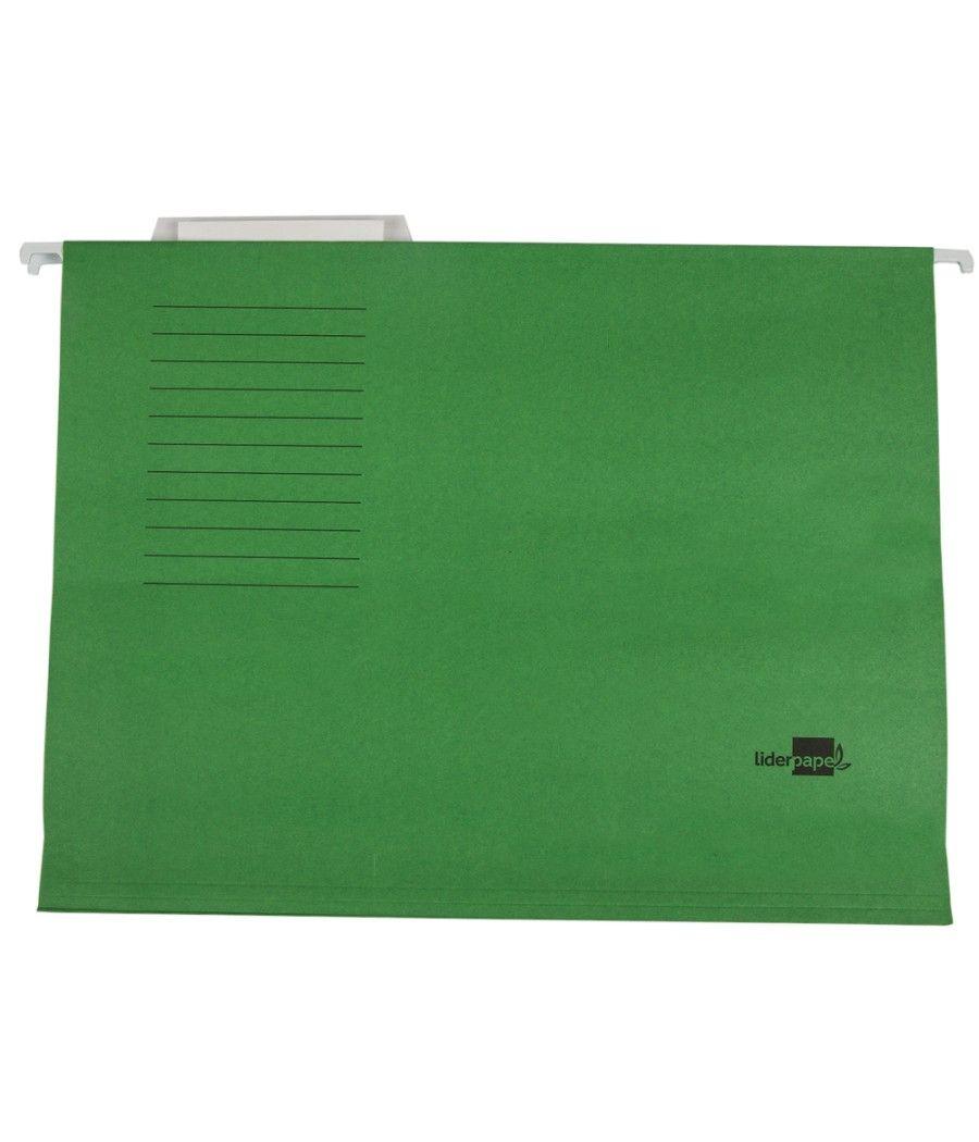 Carpeta colgante liderpapel a4 verde - Imagen 1