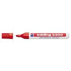 Rotulador edding marcador 3300 n.2 rojo - punta biselada - Imagen 1