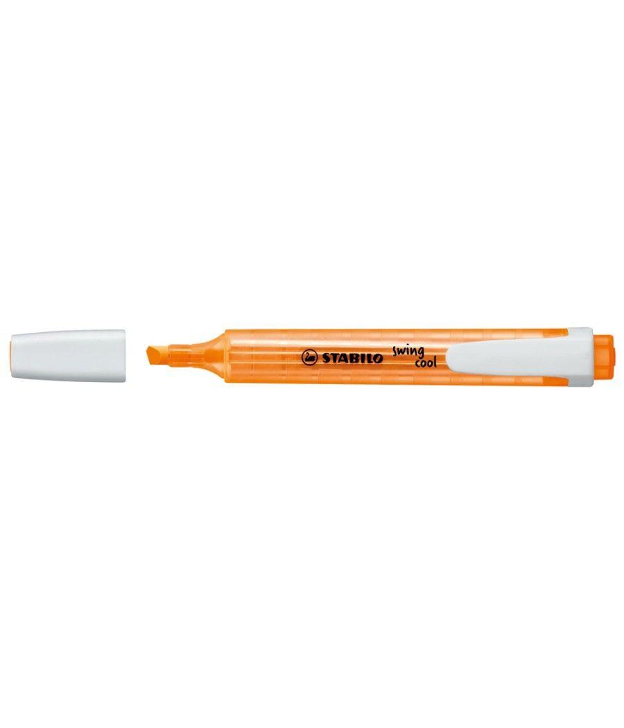 Rotulador stabilo marcador fluorescente swing cool naranja - Imagen 1