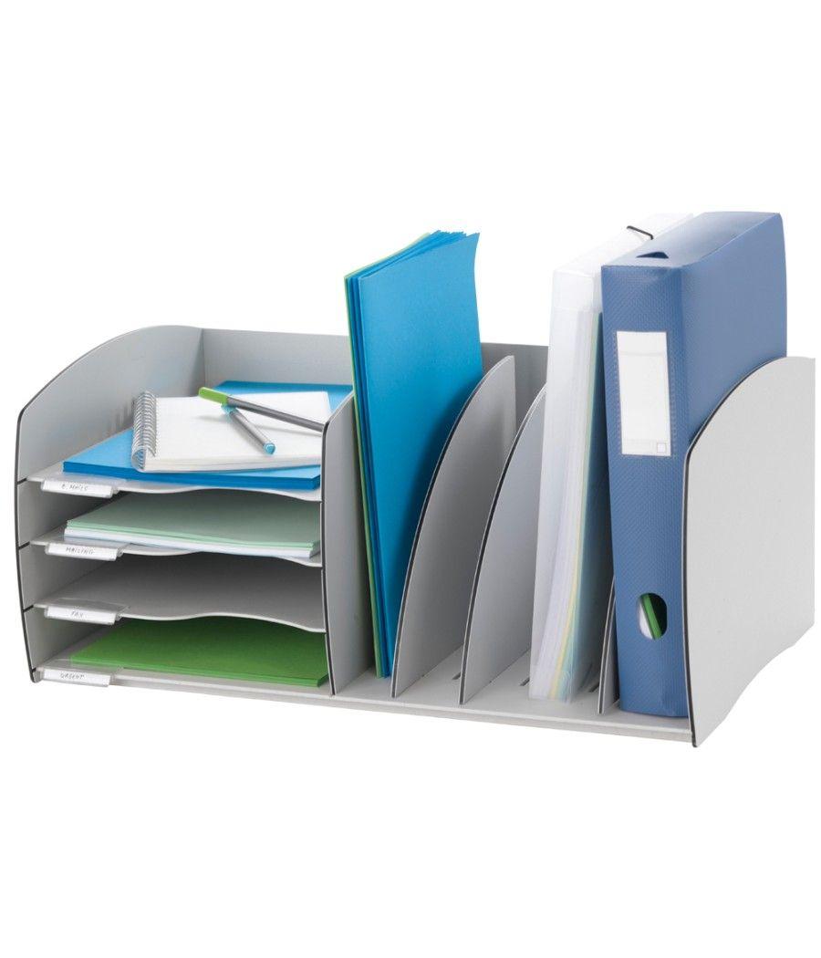 Organizador de armario fast-paperflow gris poliestireno 245x543x340 mm - Imagen 1