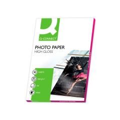 Papel q-connect foto glossy din a4 alta calidad digital photo -para ink-jet bolsa de 50 hojas de 260 gr - Imagen 1