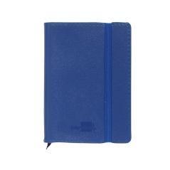 Libreta liderpapel simil piel a5 120 hojas 70g/m2 horizontal sin margen azul - Imagen 1