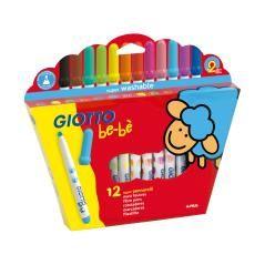 Rotulador giotto super bebe caja de 12 colores surtidos - Imagen 1