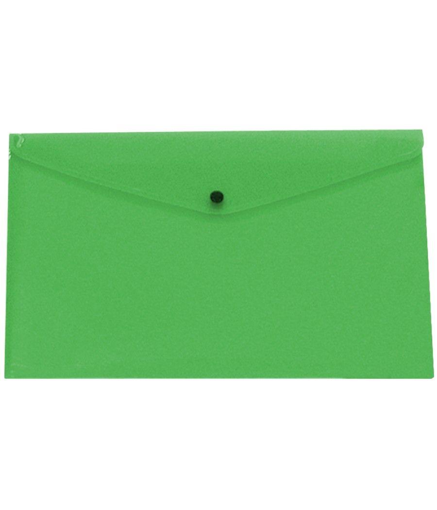 Carpeta liderpapel dossier broche 44243 polipropileno din a3 verde translucido - Imagen 1