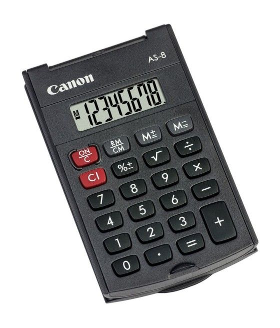 Canon AS-8 calculadora Bolsillo Pantalla de calculadora Gris - Imagen 4