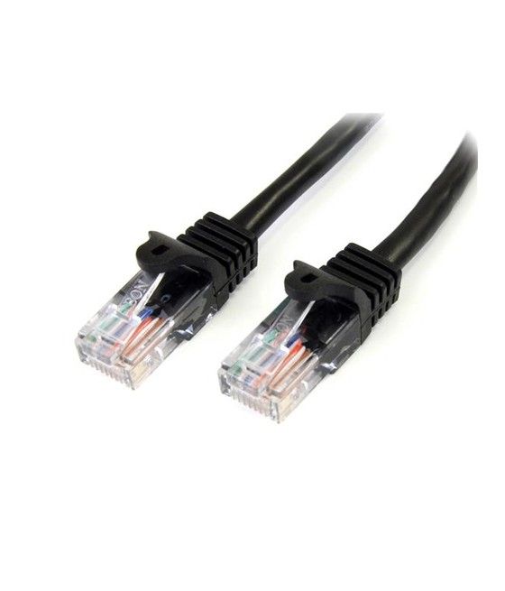 StarTech.com Cable de Red de 10m Negro Cat5e Ethernet RJ45 sin Enganches - Imagen 1